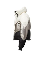 Little Girl's & Athlete Metallic Down Jacket