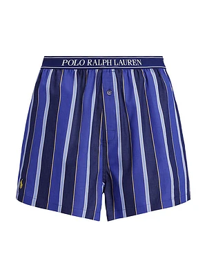 Cricket Stripe Cotton-Blend Boxer
