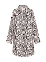 Rais Abstract Silk Shirtdress