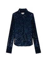 Tawny Sequined Shirt