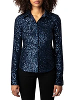 Tawny Sequined Shirt