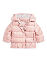 Baby Girl's Down Puffer Peplum Jacket