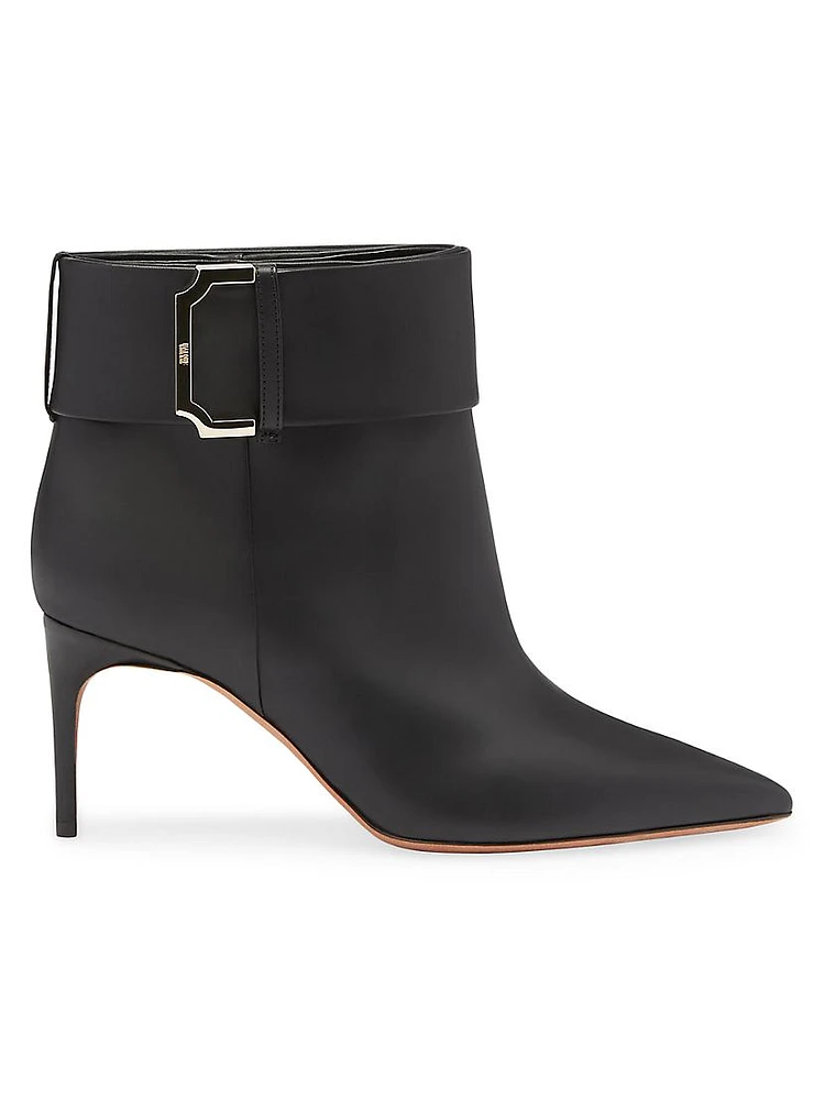 Rosella 70MM Leather Ankle Boots