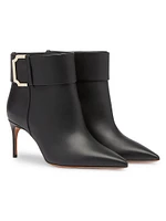 Rosella 70MM Leather Ankle Boots