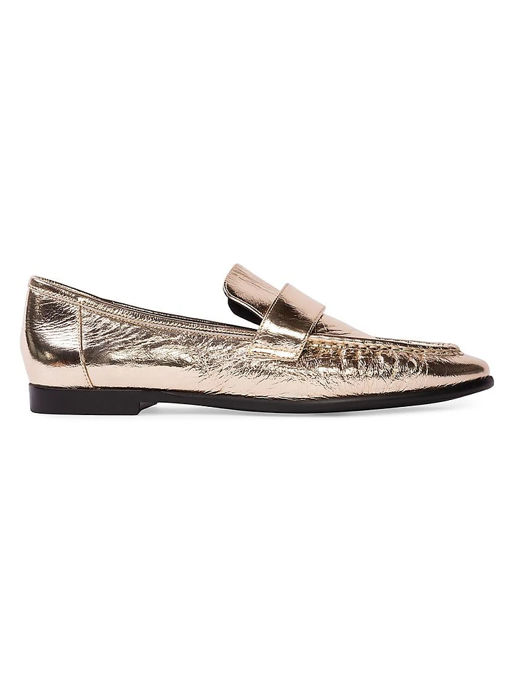 Arrow Metallic Loafers