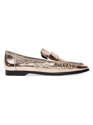 Arrow Metallic Loafers