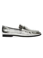 Arrow Metallic Loafers