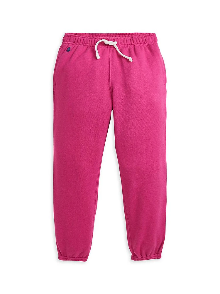 Little Girl's Fleece Jogger Pants