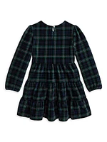 Little Girl's & Plaid Corduroy Dress