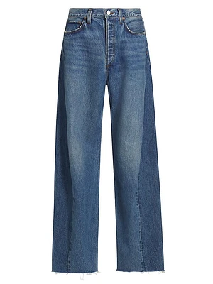 Luna Pieced High-Rise Jeans