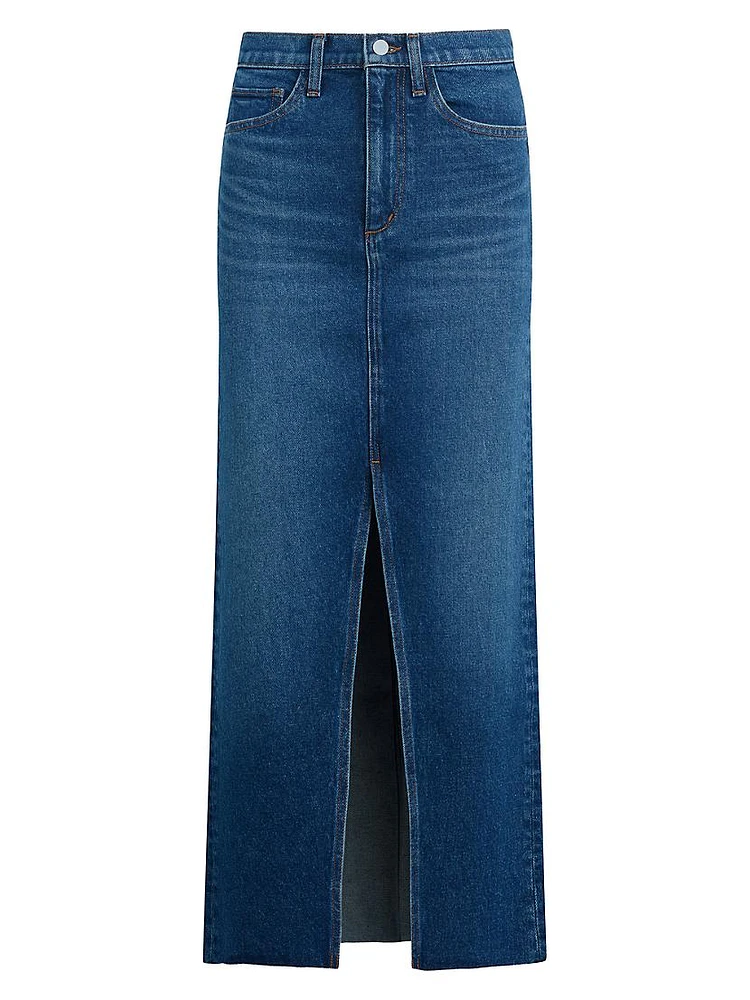 The Eva Denim Maxi Skirt