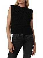 The Clara Cable-Knit Sweater Vest