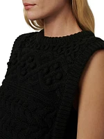 The Clara Cable-Knit Sweater Vest