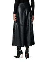 Dani Michelle The Tavi Faux Leather Maxi Skirt