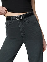 The Mia High-Rise Stretch Cropped Flare Jeans