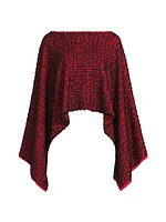 Knit Draped Poncho