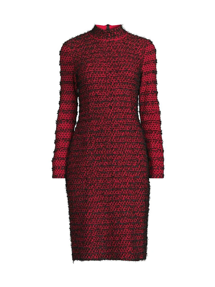 Knit Sheath Midi-Dress