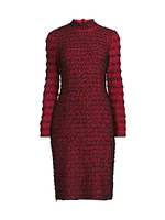 Knit Sheath Midi-Dress