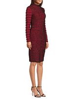 Knit Sheath Midi-Dress