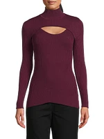 Convertible Layered Knit Top