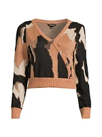 Camouflage Jacquard Cardigan