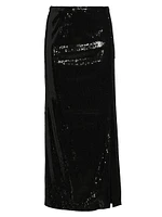 Sequined Maxi Skirt