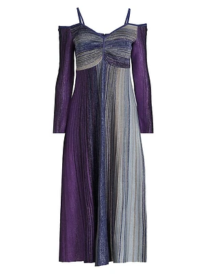 Lurex Knit Maxi Dress