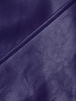 Faux-Leather Tie-Waist Jacket