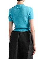 Short-Sleeved Cashmere Sweater