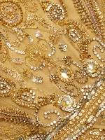 Embellished Tulle Gown