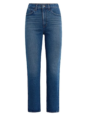 Margot High-Rise Straight-Leg Jeans