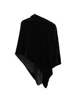 Viscose-Silk Poncho