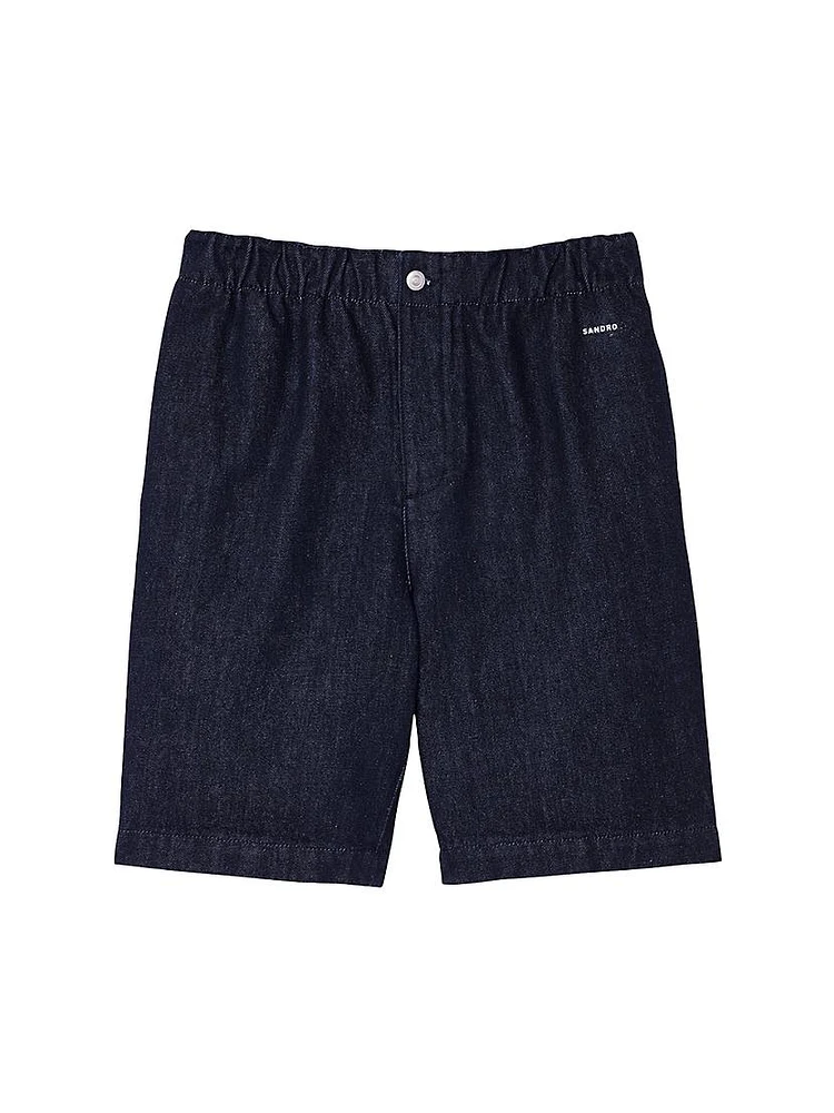 Raw Denim Bermuda Shorts