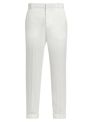 Monogram Jacquard Trousers