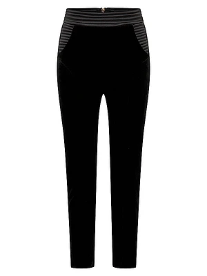 More Human Than Human Velvet Straight-Leg Pants