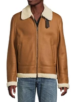 Shearling Bomber Jacket