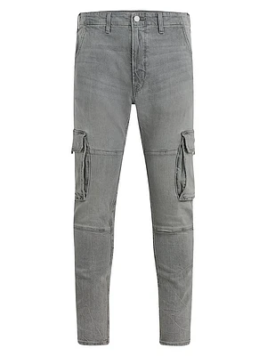 Stretch Skinny Cargo Jeans