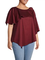 Plus Tatyana Cotton Blouse