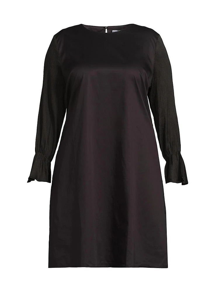 Plus Thalia Cotton Minidress