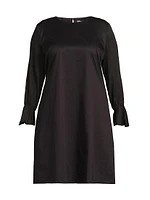 Plus Thalia Cotton Minidress