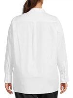 Kaliyah Pleated Cotton Shirt