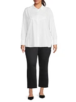 Kaliyah Pleated Cotton Shirt