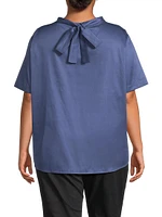 Ulyana Cotton Sateen Blouse