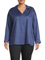 Nyah Cotton Sateen Tunic