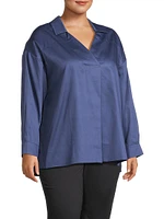 Nyah Cotton Sateen Tunic