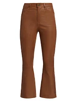 Le Crop Leather Mini Boot Pants