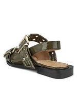 Buckle Ballerina Flats
