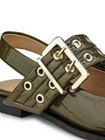 Buckle Ballerina Flats