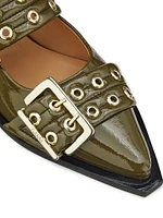 Buckle Ballerina Flats