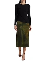 Asymmetric Crewneck Sweater